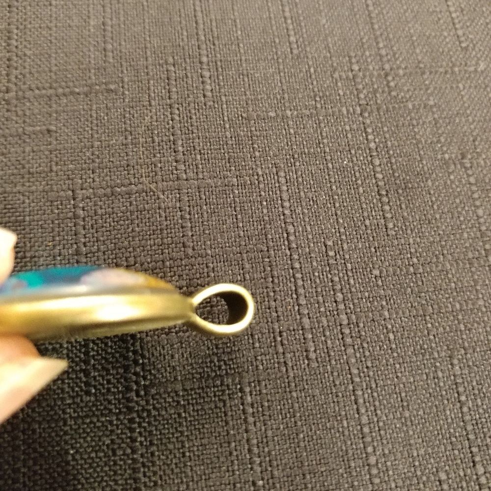 Blue bird pendant - Picture 2 of 4